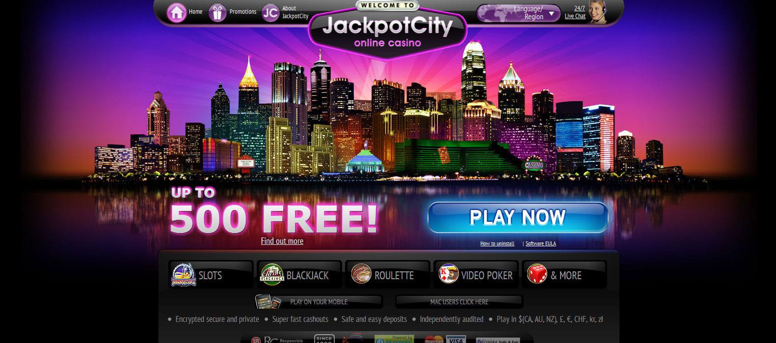 jackpot city slots tips